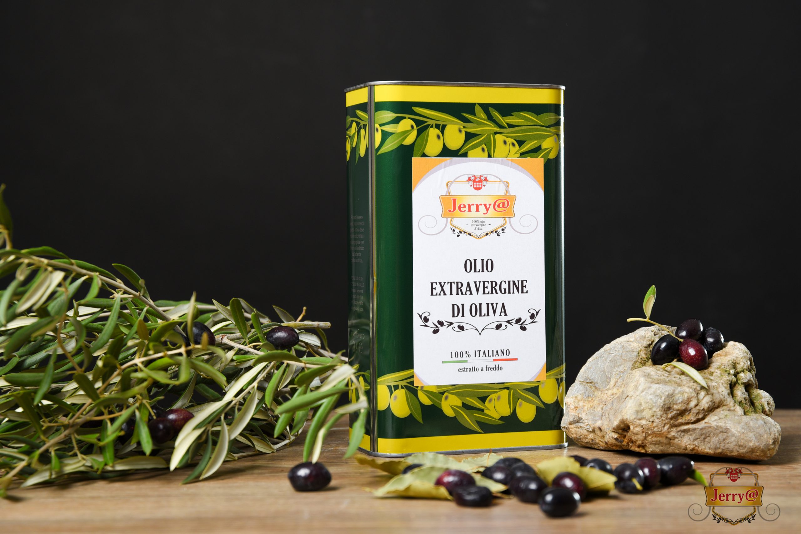Olio extravergine di oliva Jerry@ 100% italiano estratto a freddo